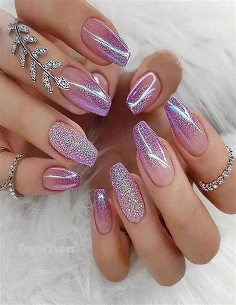 28 Fantastic Pink Nail Designs Glitter Color Combos 3 Nagelideen