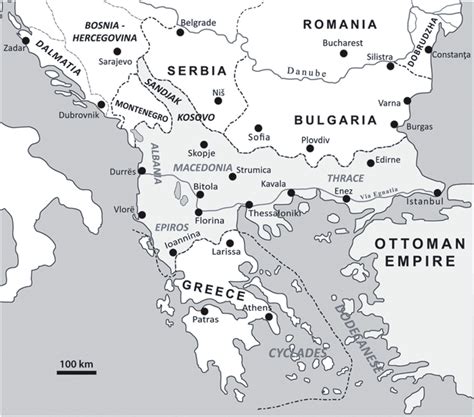 The Ottoman Empire In The Balkans Before The First Balkan War 1912