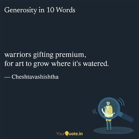 Warriors Gifting Premium Quotes Writings By Zingara YourQuote