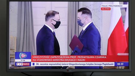 Przemysław Czarnek ministrem edukacji i nauki Powołał go Andrzej Duda