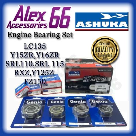 Ashuka Engine Bearing Set Skf C Yamaha Lc Y Zr Y Zr Srl