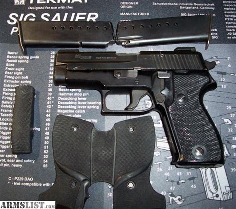 Armslist For Saletrade Sig Sauer P6 9mm Single Stack With Extras