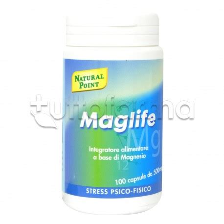 Natural Point Maglife Integratore Di Magnesio Per Stanchezza 100