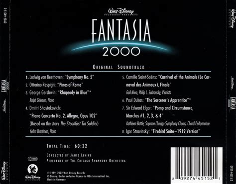 Fantasia 2000 (1999) Original Soundtrack (Back) by kidsfan on DeviantArt