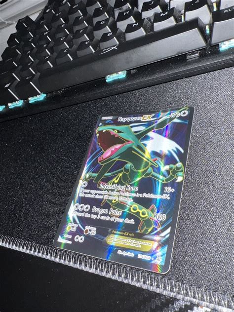 Pokemon TCG Roaring Skies Rayquaza EX 104 108 Full Art Ultra Rare Holo