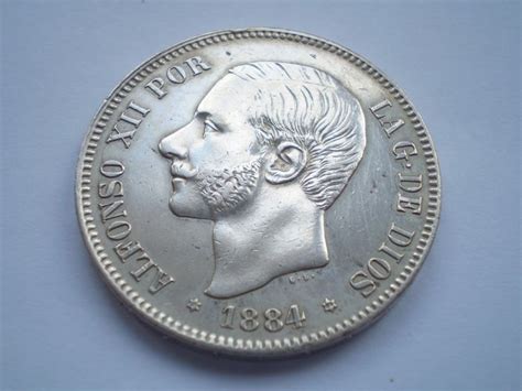 Spain Alfonso Xii Pesetas Ms M Catawiki