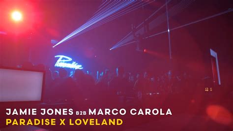 Jamie Jones B2b Marco Carola At Paradise X Loveland ADE 2019 YouTube