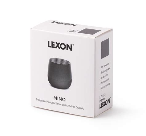 Mini Enceinte Bluetooth Mino 3W Lexon Or Made In Design