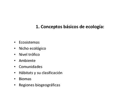 1 Conceptos basicos de ecologia Subido 1 Conceptos básicos de