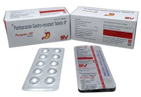 Pantoprazole 40 Mg Tablet at Rs 990/box | Pharmaceutical Tablets in Rupnagar | ID: 2850563776991