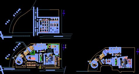 Centro Comercial En Autocad Librería Cad