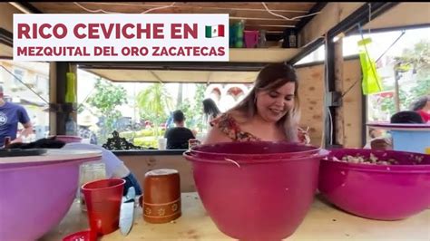 Tostadas de Ceviche en Mezquital del Oro Zacatecas 2024 México