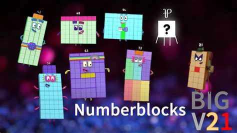 Numberblocks Big V20 Youtube