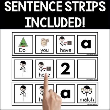 Household Functional Vocabulary Cards And Sentence Strips By Aimee Walton