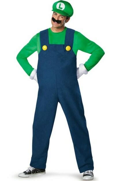 Deluxe Luigi Costume, Mario and Luigi Costume | 3WISHES.COM