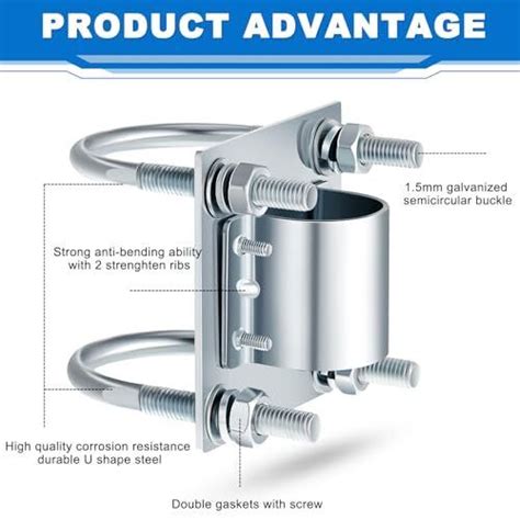 4 Set Antenna Mast Pipe Mount Compatible With Starlink Pipe Adapter