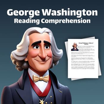 George Washington Reading Comprehension Worksheet By Dallas Penner