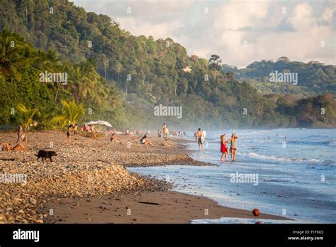 Costa Rica, Puntarenas province, playa Dominical Stock Photo - Alamy