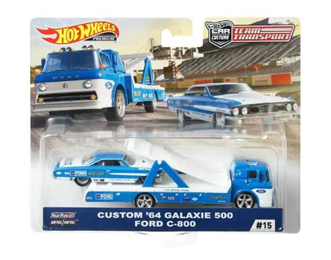 Contemporary Manufacture Cars Trucks Vans Hot Wheels Team Transport