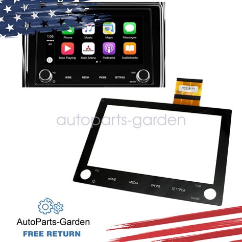 For Mitsubishi Outlander 20 2022 8 Touch Screen Glass Digitizer Radio