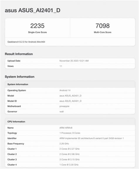 Skor Geekbench ROG Phone 8 Ultimate Beredar Jagat Gadget