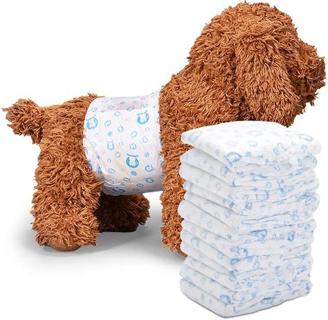 The Fellie Dog Nappies For Male Dogs Disposable Dog Nappies With