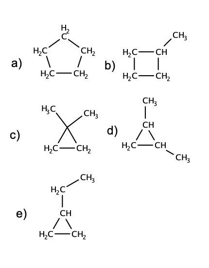 C5h10 Lewis Structure Isomers