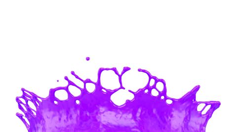 Pink Paint Splash In Slow Motion Isolated On Black Background Full Hd