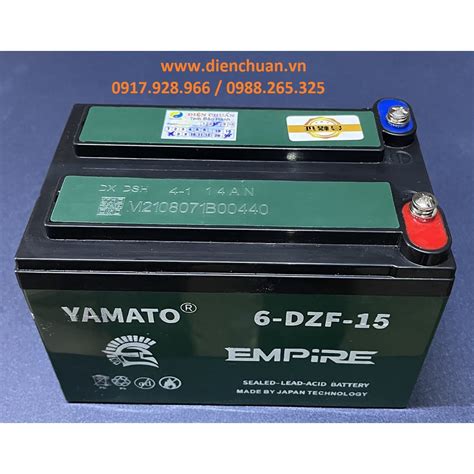 Mua Một Bộ 4 Bình ắc Quy Xe đạp điện 48v 15ah Yamato Empere 6 Dzf 15