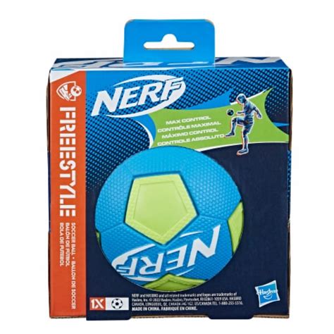 Nerf Sports Style Soccer Ball Green 1 Ct Fred Meyer