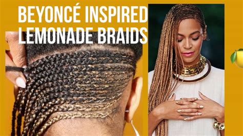 Lemonade Braids Feedin Braids Tutorial BeyoncÉ Inspired Youtube