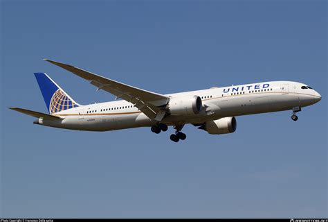 N26966 United Airlines Boeing 787 9 Dreamliner Photo By Francesco Della