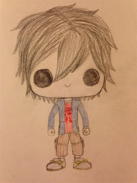 Casual Hiro Hamada Funko POP! Drawing by FrostyChica on DeviantArt