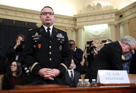 Lt Col Alexander Vindmans Impeachment Testimony Made Me Proud To Be