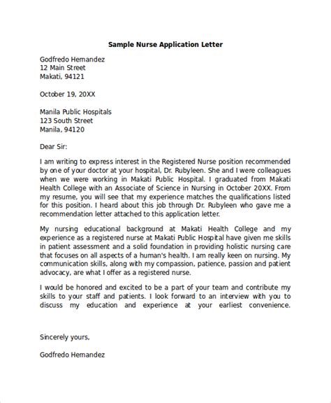 Free 31 Sample Application Letter Sample And Templates In Pdf Ms Word