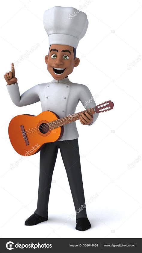 Fun Cartoon Character Guitar Illustration Stock Illustration By ©julos 309644858