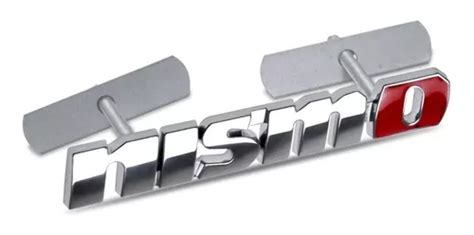 Emblema Nismo Metalico Cromo Negro Nissan Versa Altima Tida MercadoLibre