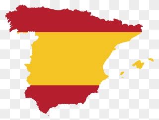 Clipart Spain Flag Map - Png Download (#5551997) - PinClipart