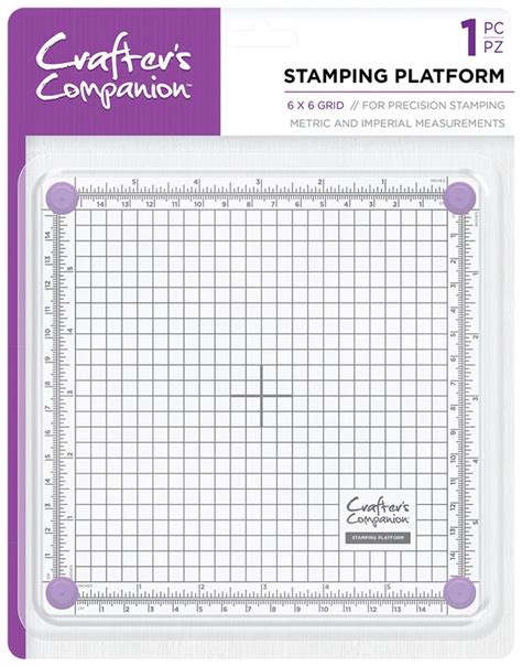 Crafters Companion Stamping Platform Scrappehjertet