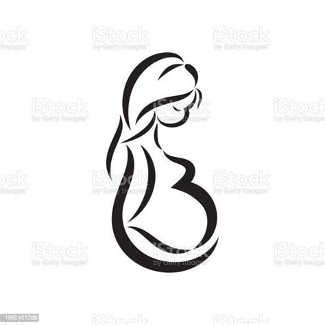 Pregnant Vector Logo Stock Illustration - Download Image Now - Adult ...