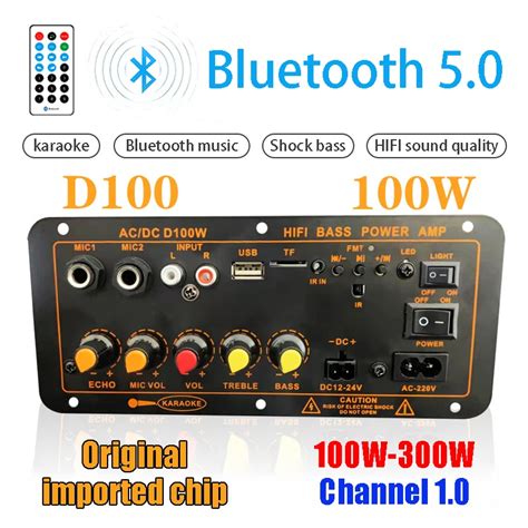 Woopker Bluetooth Amplifier Board D W Max W V V V Digital