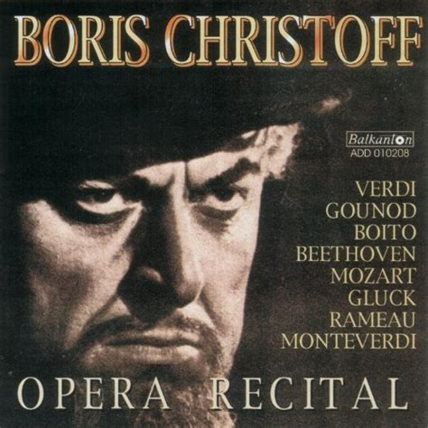 Boris Christoff Opera Recital Boris Christoff Amazonfr