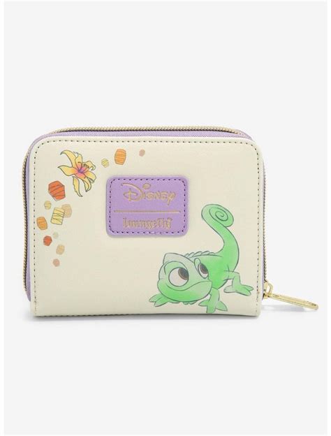 Loungefly Disney Tangled Rapunzel Pascal Mini Zipper Wallet Hot