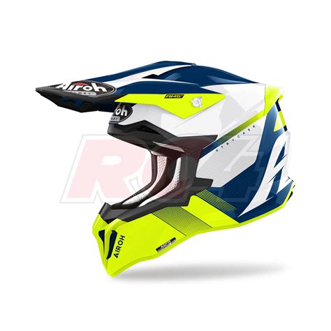 Capacete Airoh Strycker Blazer Yellow Gloss Rc