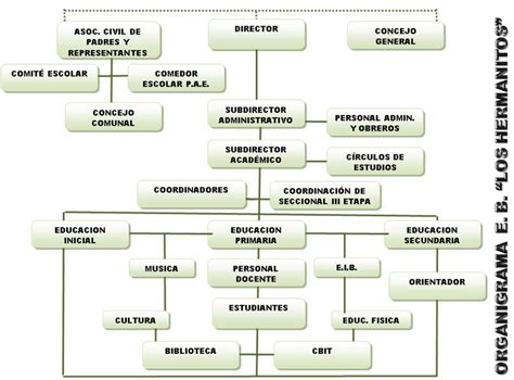 Organigrama De Una Escuela Estructura Caracteristicas Y Mucho Mas Images