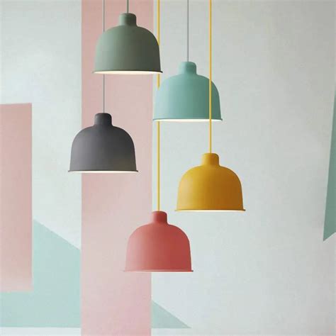 Colorful Nordic led Pendant Light Denmark Home foyer Modern Hanging ...