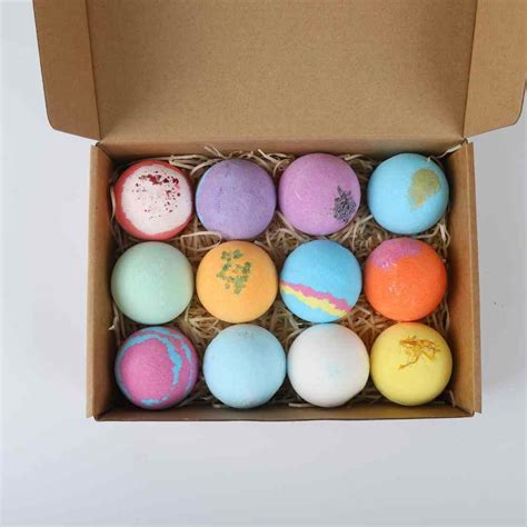 Norbi 12 Pcs6 Pcs Organic And Natural Bath Bombs Handmade Bubble Bath