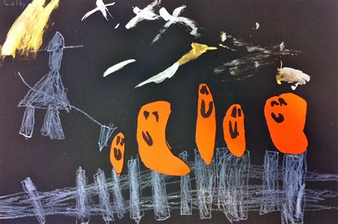 Expression of Imagination: "Pumpkin Art" by Kindergarten