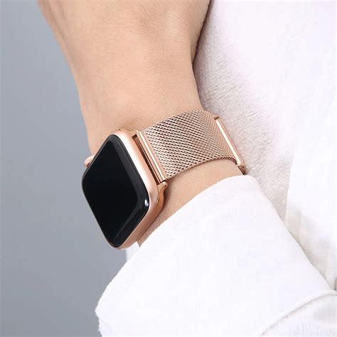 Pulseira Milanese Para Apple Watch Band Pulseira De Metal IWatch Series