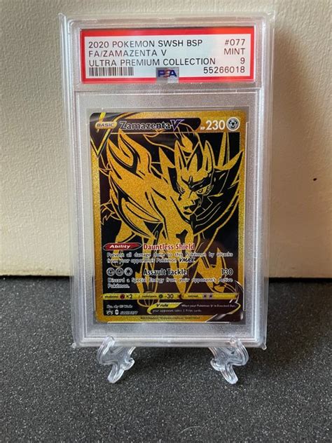 Gamefreak Pok Mon Graded Card Zamazenta V Swsh Ultra Catawiki